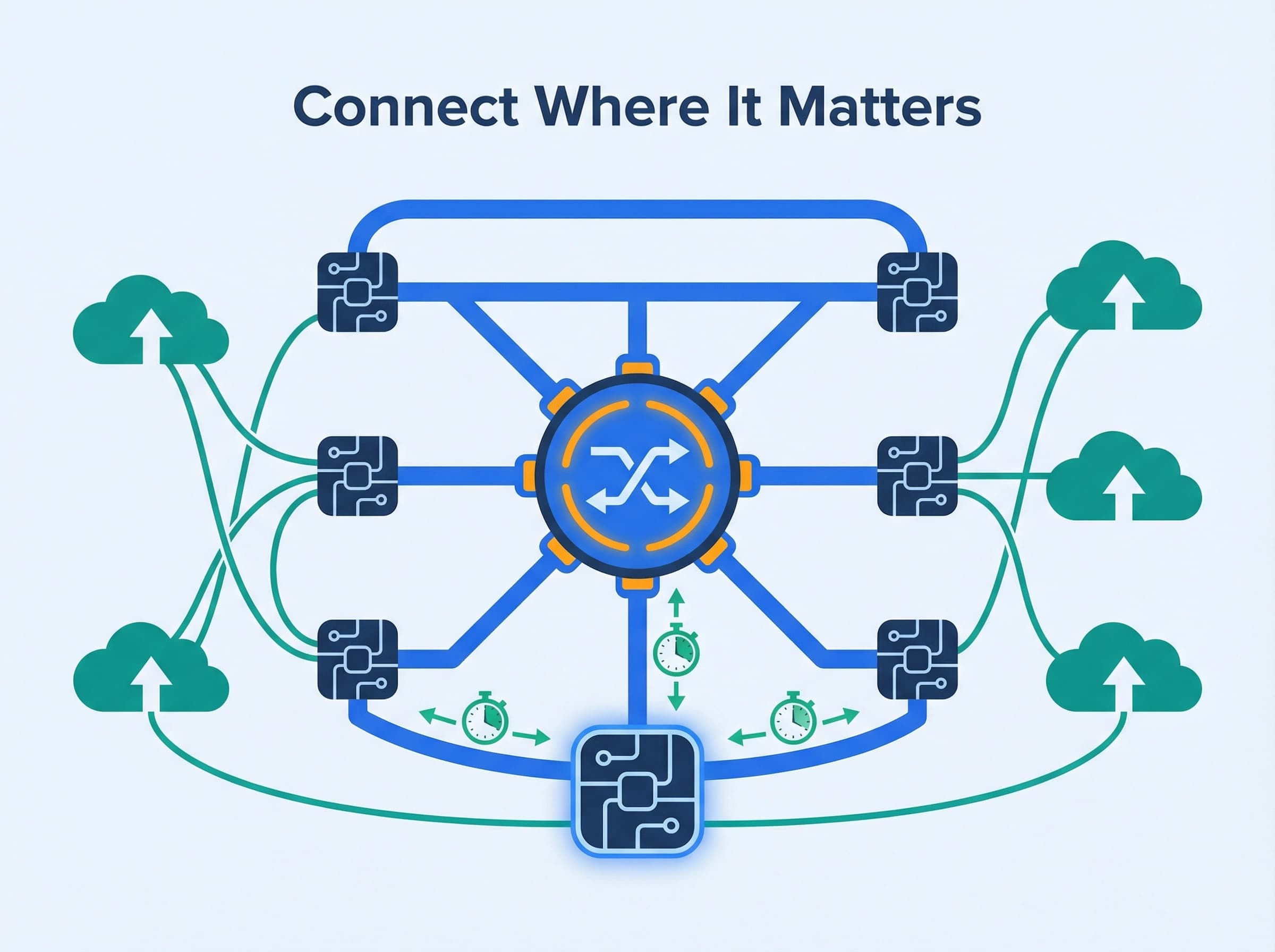 必要な場所でつながる